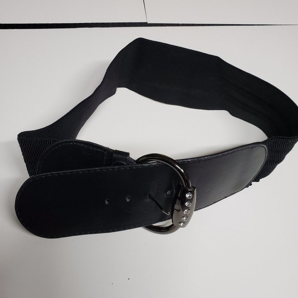 Women's Black Designer Belt Size XL